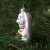 Ёлочная игрушка Зайка Розовый в шубке и валенках