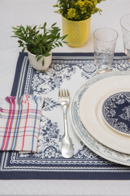 Салфетки под приборы 2шт Blue