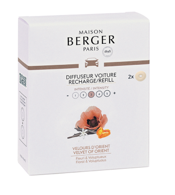 Сменные блоки 2шт для автодиффузора-клипсы Восточный бархат