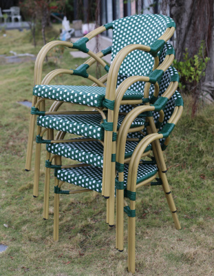 "Кабри" плетеный стул из искусственного ротанга, цвет зеленый