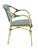 "Кабри" плетеный стул из искусственного ротанга, цвет зеленый